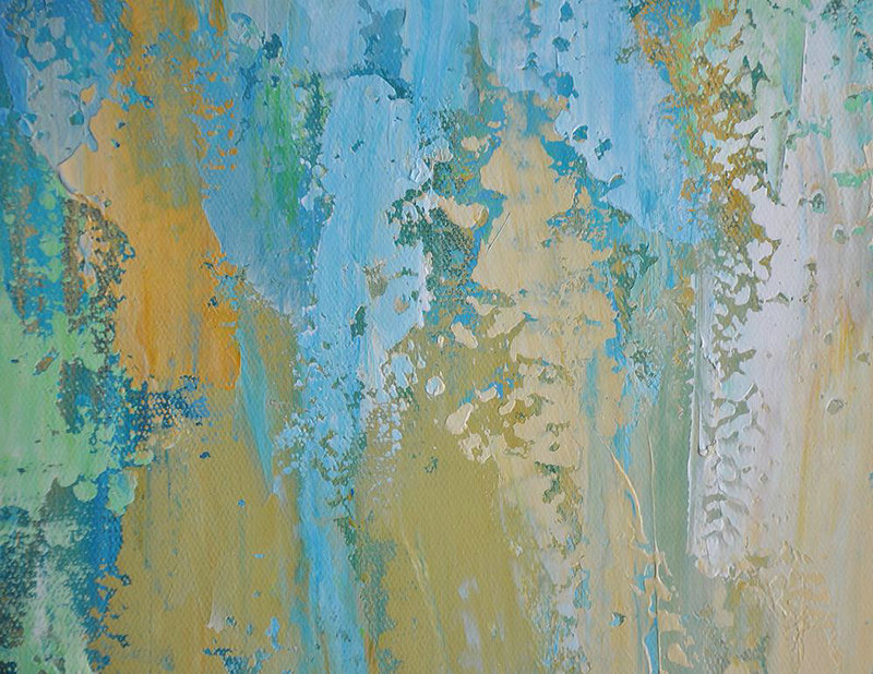 Extra Large Acrylic Painting On Canvas,Oversized Horizontal Contemporary Art,Acrylic Painting On Canvas,Navy Blue,Yellow,Black.etc